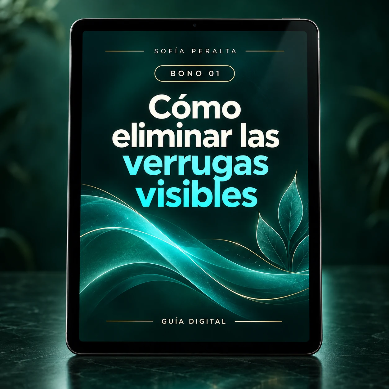 Mockup digital del bono Cómo eliminar las verrugas visibles